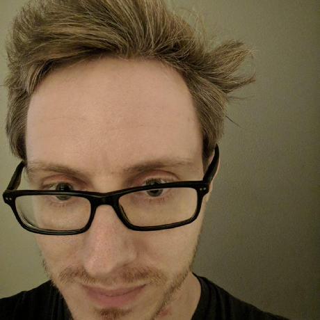 A headshot of me